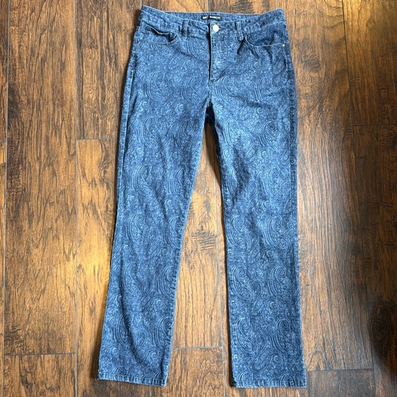 Lee classic jeans with swirl pattern size 14 (B) - Picture 1 of 7